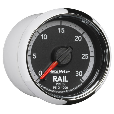 Manomètre de pression de rampe d'alimentation en carburant Autometer Factory Match Dodge 6.7L 4e génération 2-1/16 po FSE