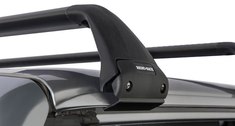 Barres de toit Rhino-Rack 07-22 pour Jeep Wrangler JK/JL 2 portes à toit rigide Vortex SG 2 barres - Noir