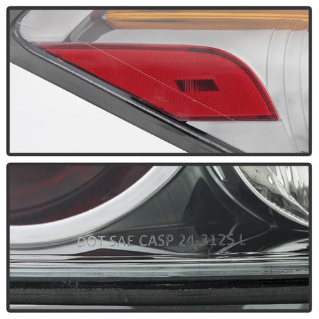 xTune Nissan Altima Sedan & Hybrid 07-12 Driver Side Tail Lights - OEM Left ALT-JH-NA07-4D-OE-L