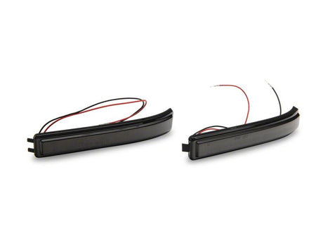 Clignotants à LED montés sur rétroviseur Raxiom 09-14 Ford F-150 Axial Series - Fumés