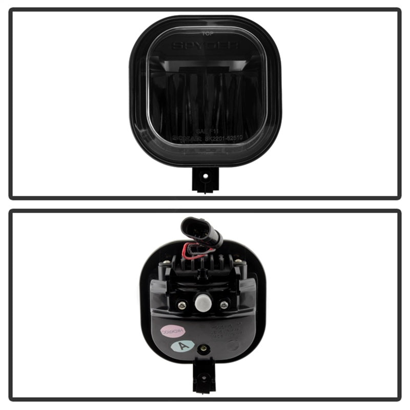 Feux antibrouillard LED Spyder Ford Superduty 11-14 Noir FL-YD-FS11-LED-BK