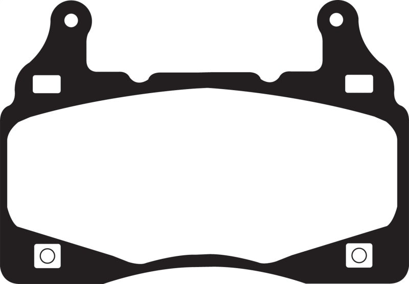 Plaquettes de frein avant EBC 11-15 Chevrolet Camaro (5e génération) 6.2 Redstuff