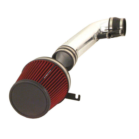 Kit d'admission d'air Spectre 96-04 Ford Mustang GT V8-4.6LF/I - Anodisé transparent avec filtre rouge