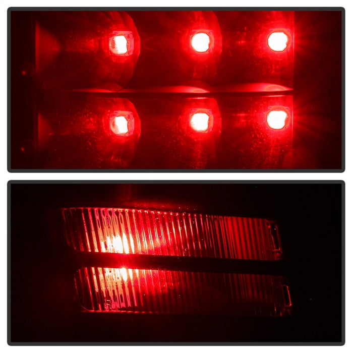 Feux arrière à LED Spyder 13-18 Dodge Ram 2500/3500 Modèle à LED uniquement - Tout noir (ALT-YD-DRAM13-LED-BKV2)