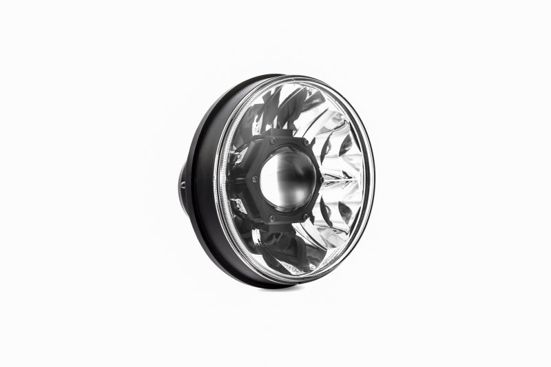 Phare de rechange KC HiLiTES 07-18 Jeep JK 7 pouces Gravity LED Pro approuvé DOT (simple)