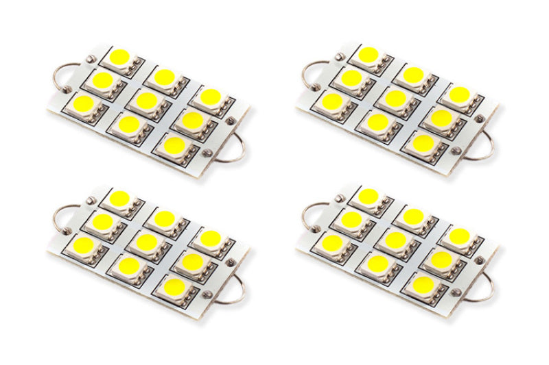 Ampoule LED SML9 44 mm de Diode Dynamics - Froid - Blanc Lot de 4