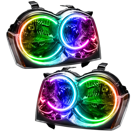 Oracle 05-07 Jeep Grand Cherokee SMD HL (non HID) - ColorSHIFT avec contrôleur 2.0 VOIR LA GARANTIE