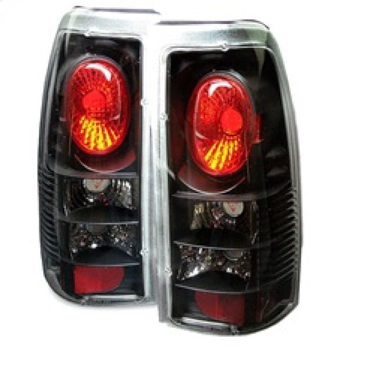 Spyder Chevy Silverado 1500/2500 99-02 (Not Stepside) Euro Style Tail Lights Blk ALT-YD-CS99-BK