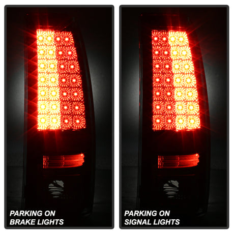 Spyder Chevy Silverado 1500/2500 03-06 (ne convient pas aux marchepieds) Feux arrière à LED chromés ALT-YD-CS03-LED-C