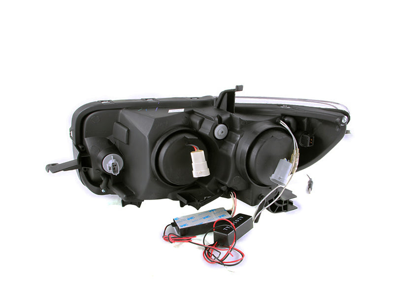 ANZO 2008-2010 Scion Xb Phares de projecteur avec halo noir