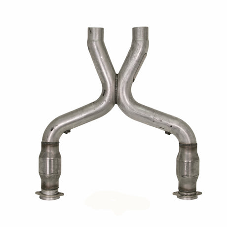 BBK 11-14 Mustang 5.0 Short Mid X Pipe avec convertisseurs catalytiques 3.0 pour collecteurs à tube long BBK