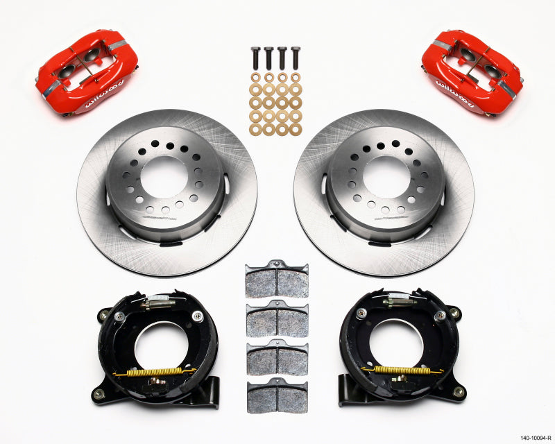 Kit de frein de stationnement Wilwood Forged Dynalite P/S Red Chevy C-10 2.42 Offset 5-lugs