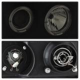 Phares de projecteur Spyder GMC Sierra 1500/2500 07-13 LED Halo- LED Blk Smke PRO-YD-GS07-HL-BSM