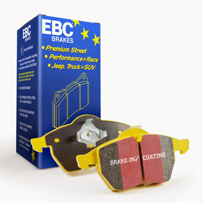 Plaquettes de frein arrière EBC Yellowstuff pour Ford Mustang 2.3 (disques arrière) 83-93