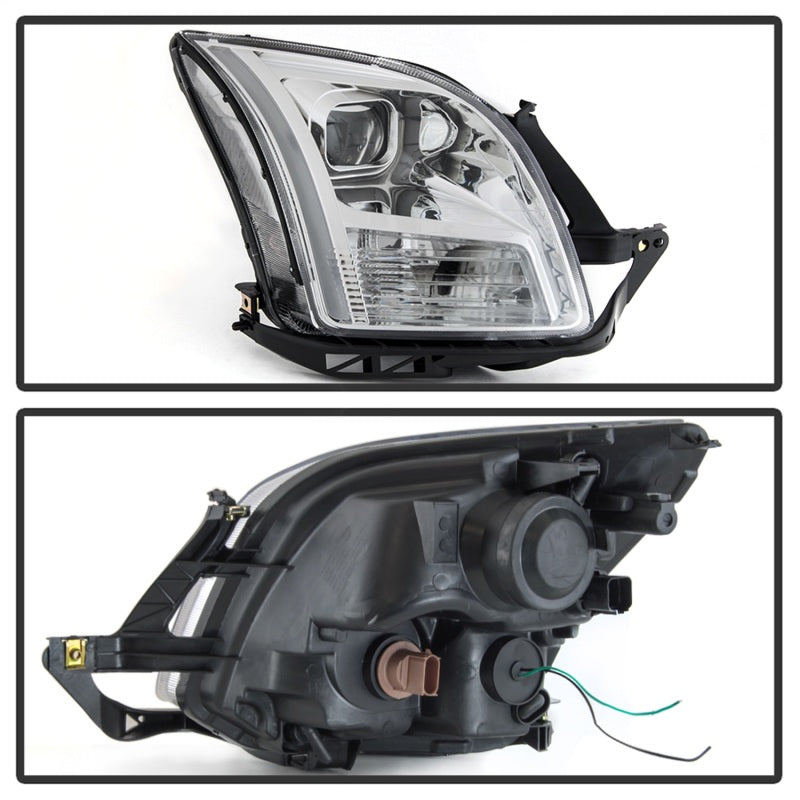 Phares de projecteur DRL à barre lumineuse xTune 06-09 Ford Fusion - Chrome (PRO-JH-FFU06-LB-C)