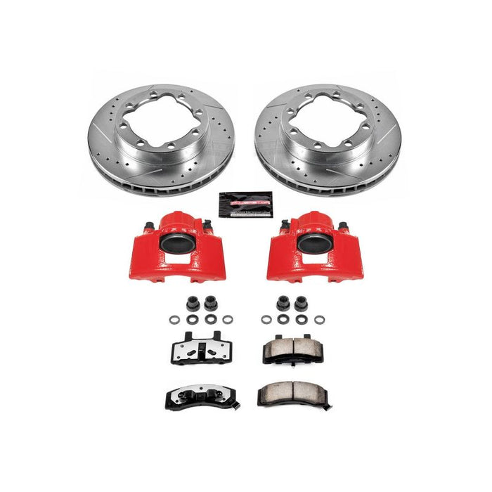 Kit de freins avant Power Stop 94-99 pour camion et remorquage Chevrolet K1500 Suburban Z36 avec étriers