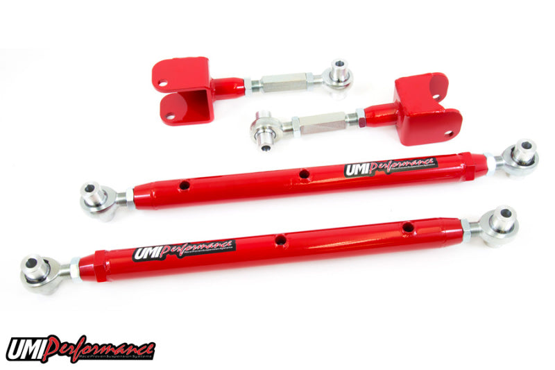 Kit de bras de suspension arrière supérieurs et inférieurs à double réglage UMI Performance 78-88 GM G-Body