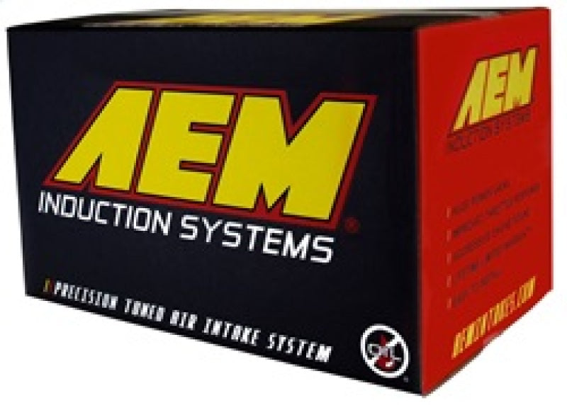 Prise d'air froid rouge froissée AEM 08-11 WRX/STi