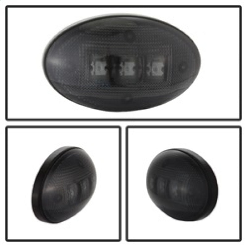 xTune Ford Superduty F250-F550 99-10 Dually Fender LED Side Fender Lights Smoke ACC-LED-FDSD99-SL-SM