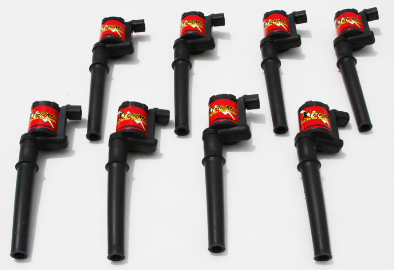 Kit de connexion de fil de bobine sur bougie haute performance Granatelli 99-13 Ford 4,6 L/5,4 L/5,8 L 4 V avec packs de bobines (65 000 volts)