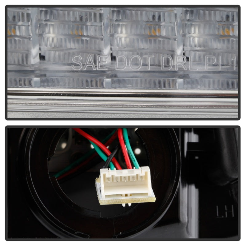 Feux de pare-chocs avant à LED Spyder Jeep Wrangler 2018-2019 (modèle LED uniquement) - Signal séquentiel - Chrome