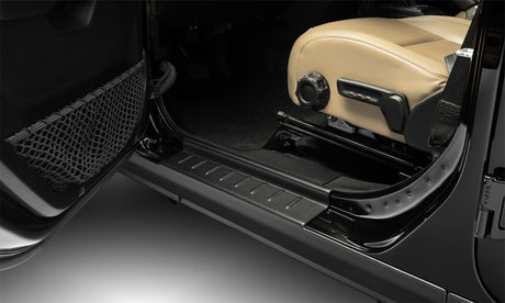 Cache-bas de caisse et plaque de seuil Bushwacker Jeep Wrangler JL Trail Armor - Noir