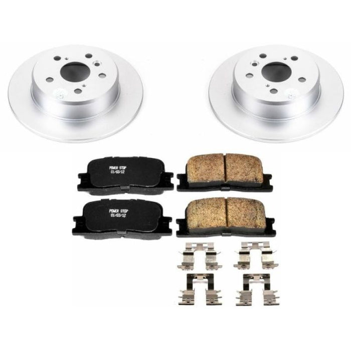 Kit de freins arrière Power Stop 01-03 Toyota Highlander Z17 Evolution Geomet avec revêtement