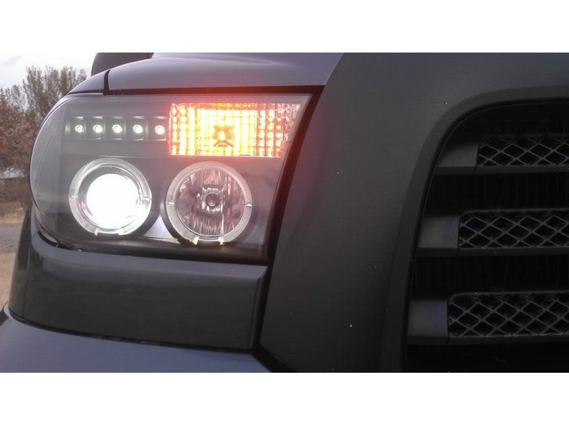 Phares de projecteur Spyder Toyota Tundra 07-133 LED Halo LED Blk PRO-YD-TTU07-HL-BK