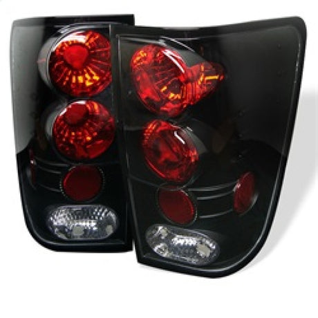 Feux arrière Spyder Nissan Titan 04-14 de style européen, noir ALT-YD-NTI04-BK