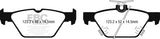 Plaquettes de frein arrière Redstuff EBC 15-17 pour Subaru Legacy 2,5 L/3,6 L