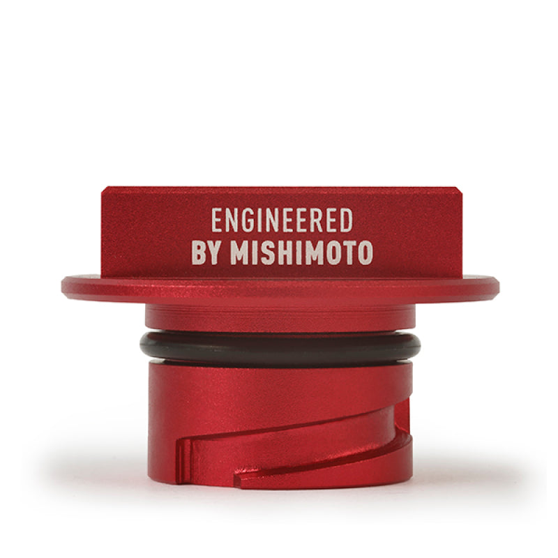 Bouchon de remplissage d'huile Mishimoto 05-16 Ford Mustang Hoonigan - Rouge