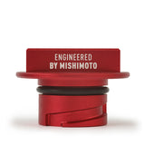 Bouchon de remplissage d'huile Mishimoto 05-16 Ford Mustang Hoonigan - Rouge