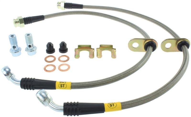 Conduites de frein arrière en acier inoxydable StopTech 08-09 WRX