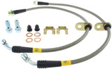 Conduites de frein arrière en acier inoxydable StopTech 08-09 WRX