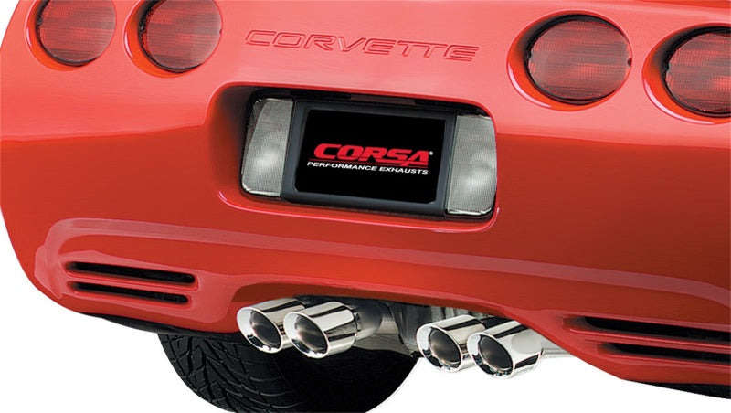 Corsa 97-04 Chevrolet Corvette C5 Z06 5.7L V8 poli Xtreme Cat-Back + échappement XO