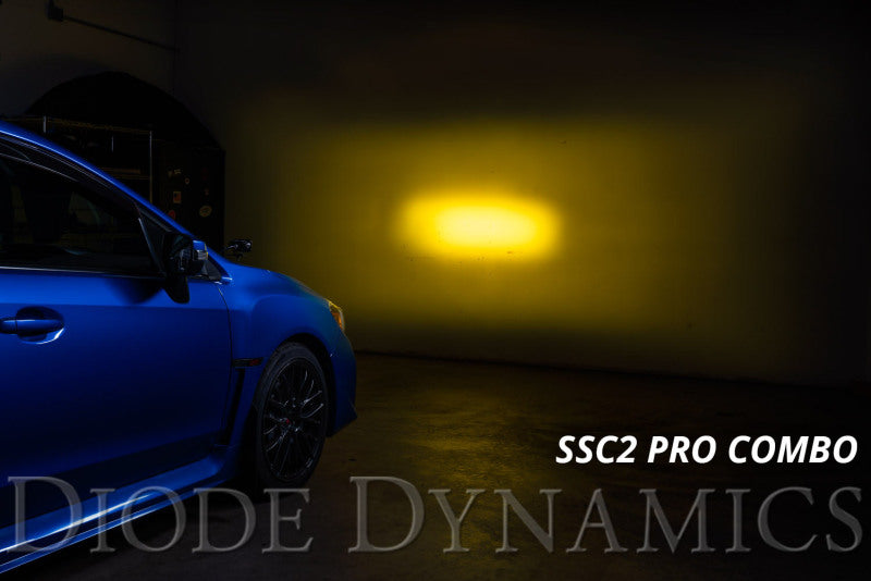 Kit de feux de fossé à DEL Diode Dynamics 15-21 Subaru WRX/STi Pro Stage Series 2 pouces - Combo jaune