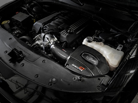 aFe Black Series CAIS en fibre de carbone avec filtre PDS 11-19 Dodge Challenger/Charger SRT8 V8-6.4L