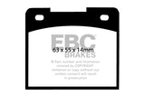 Plaquettes de frein avant EBC 66-74 Lotus Elan 1.6 Yellowstuff