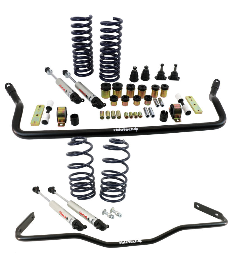 Ridetech 64-67 GM A-Body Small Block/LS StreetGrip Suspension Kit w/ Ball Joints & Bushings