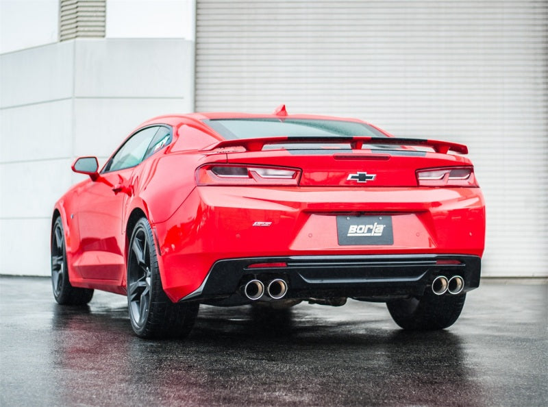 Section centrale du résonateur Borla 2016 Chevy Camaro SS