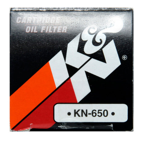 Filtre à huile K&amp;N 1,625 po de diamètre extérieur x 5,05 po de hauteur