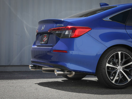 Système d'échappement arrière en acier inoxydable aFe POWER Takeda 2022 Honda Civic avec embout poli