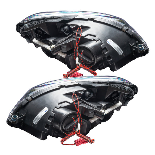 Oracle 08-11 Mercedes Benz C-Class Pre-Assembled Headlights - Chrome Housing - White SEE WARRANTY