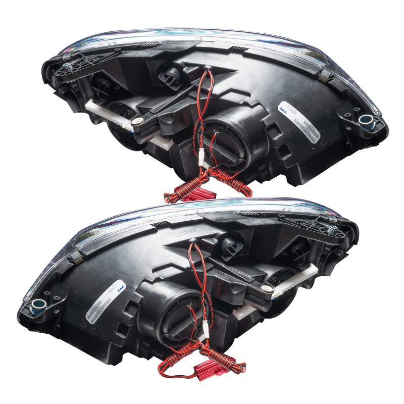 Oracle 08-11 Mercedes Benz C-Class Pre-Assem. Headlights Chrome Housing- w/2.0 Cntrl SEE WARRANTY