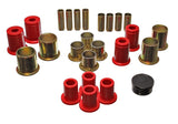 Bague de bras de suspension inférieur et supérieur avant rouge Energy Suspension Buick LeSabre 91-96 / Chevy Astro 90-94