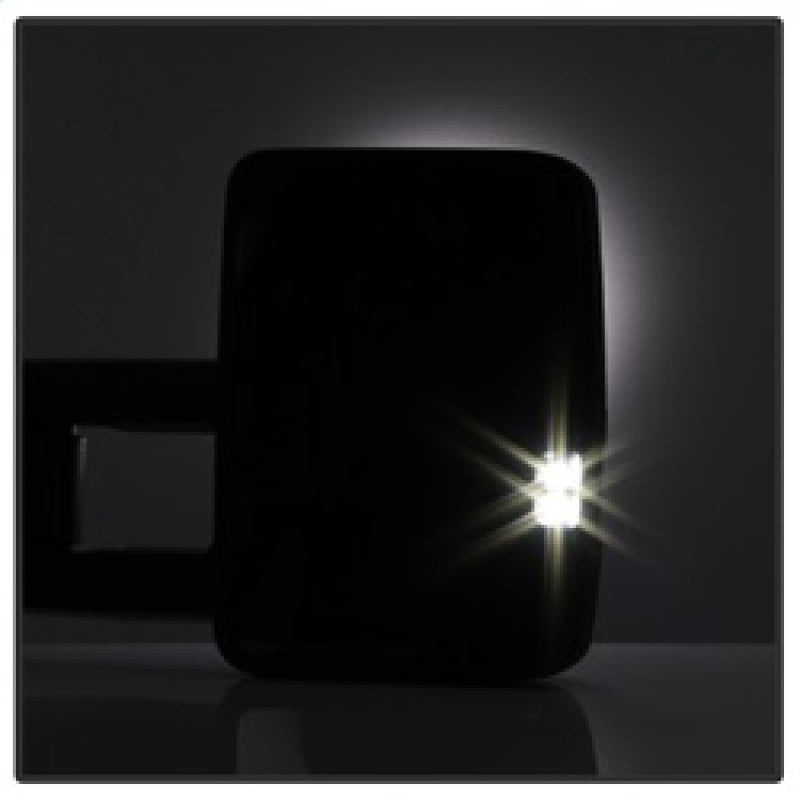 Rétroviseurs télescopiques chauffants à LED fumés xTune Chevy Silverado 03-06 G2 MIR-CS03S-G2-PWH-SM-SET