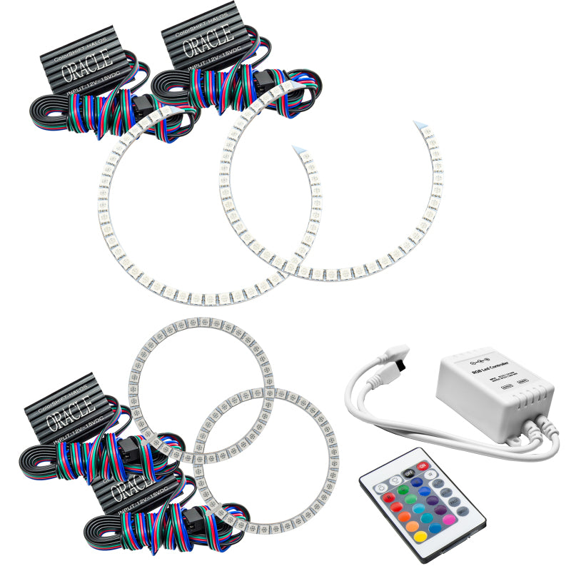 Kit Halo Oracle Mercedes Benz Classe C 08-11 - ColorSHIFT avec contrôleur simple VOIR LA GARANTIE