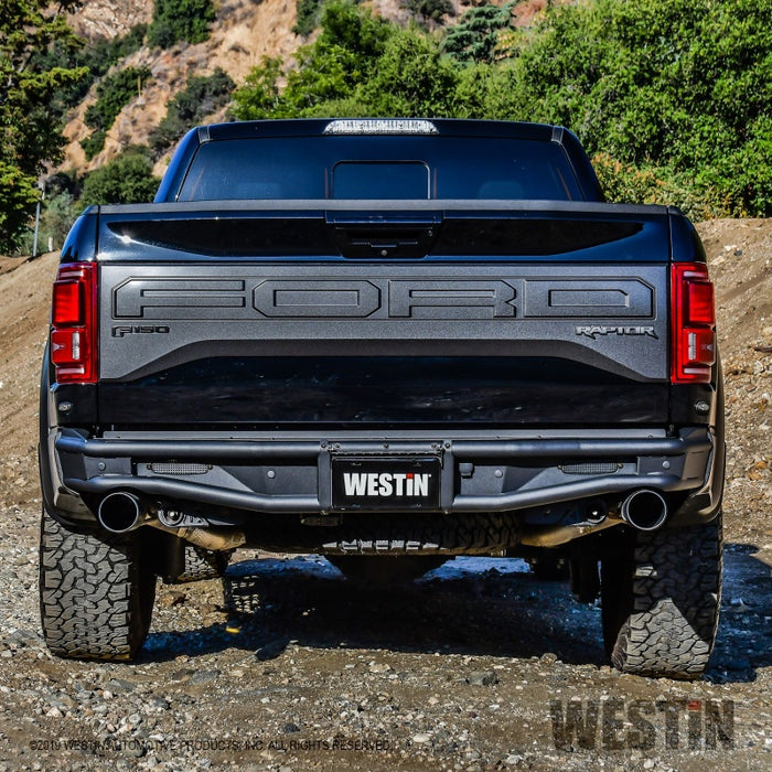 Westin 17-20 Ford F-150 Raptor Outlaw Rear Bumper - Tex. Blk