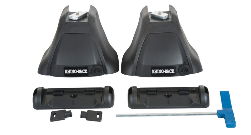 Kit de pieds Rhino-Rack 2500 pour barre robuste - Demi-pattes - 2 pièces