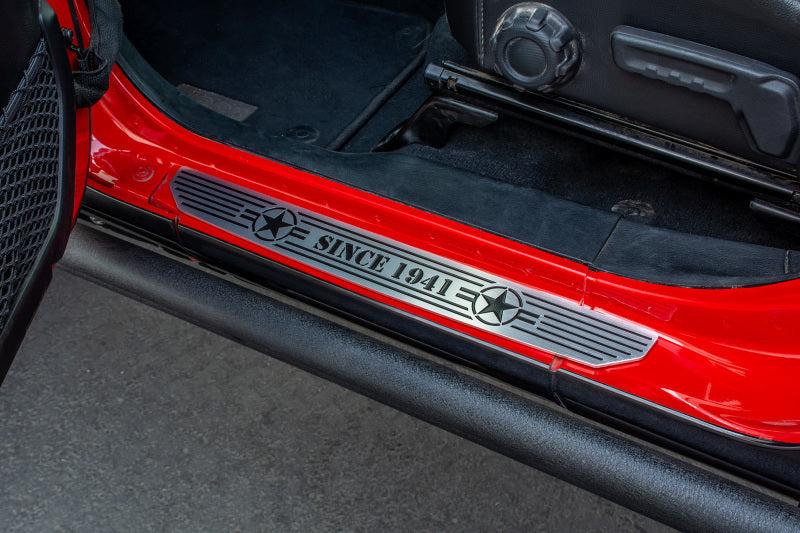 Plaques de seuil arrière Jeep Gladiator JL DV8 Offroad 2018-2019